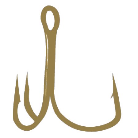 Gamakatsu Treble Hook EWG Bronze #6 12 Per Pack