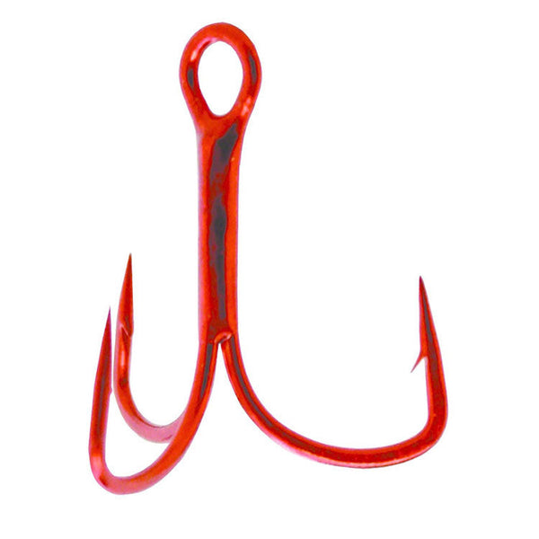 Gamakatsu Treble Hook EWG Red #6 10 Per Pack