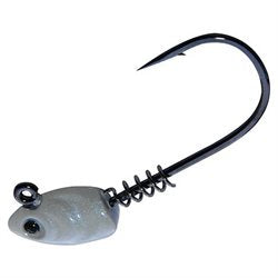 Gamakatsu Superline Swimbait Head 1/8 Oz 4/0 Pearl White 3 Pack