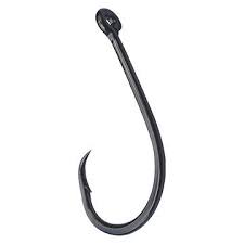 Gamakatsu Octopus Inline Circle Hook Black Nickel 4/0 6 Pack