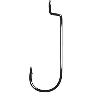 Gamakatsu Wide Offset Shank Worm Hook - Black