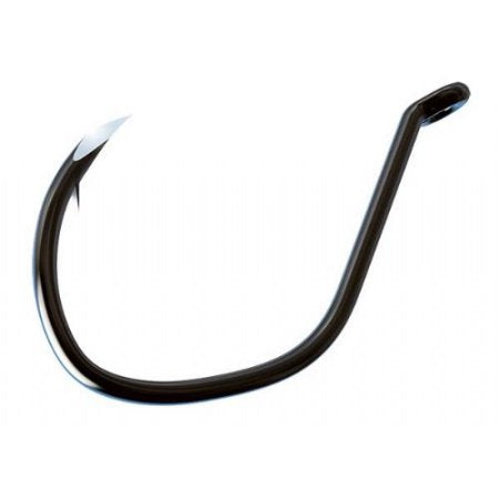 Trokar Saltwater Big Nasty Hook Platinum Black Offset - 13 Per Pack - Size 2/0