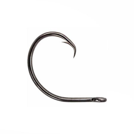 Mustad Demon Circle Hook Black Nickel Size 1/0 8 Per Pack