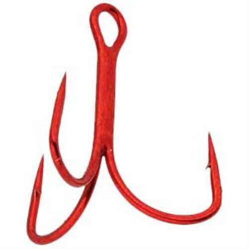 Gamakatsu Treble Hook EWG Red #6 10 Per Pack