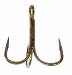 Gamakatsu Treble Hook EWG Black #6 12 Per Pack