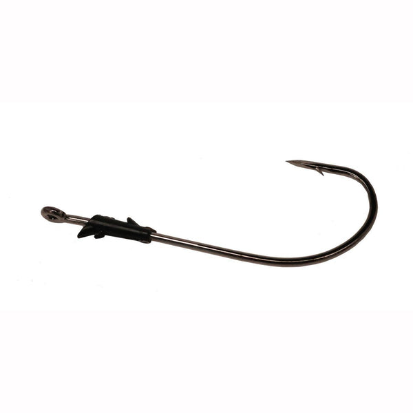 Trokar Finesse Lite Wire Hook Platinum Black 1/0 7 Per Pack