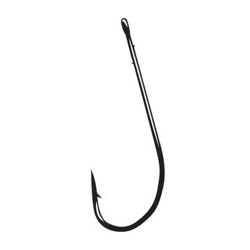 Gamakatsu Barbed Worm Hook - Black