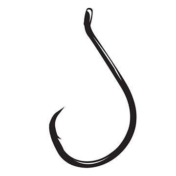 Gamakatsu Octopus Circle Hook Black Offset - 6pk