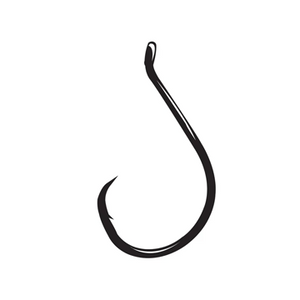 Gamakatsu Octopus Circle Hook Black Offset - 25pk