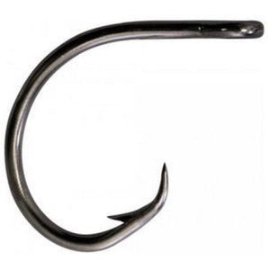 Mustad Demon Offset Circle Hookblack Nickel 3X 25 Per Pack - Size 5/0