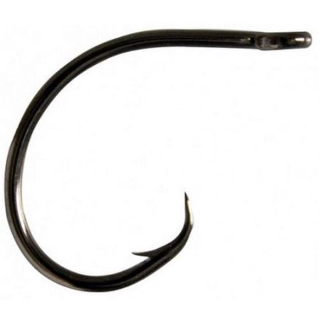 Mustad Demon Circle Hook Black Nickel In-Line Wide Gap 6 Pack