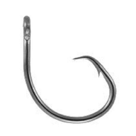 Mustad Ultra Demon Circle Hook Black Nickel 3X7 Per Pack - Size 5/0