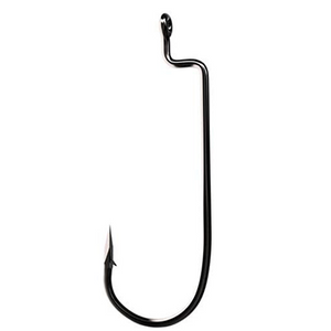 Trokar Worm Hook Black Chrome EWG Xl Size 3/0 15 Per Pack