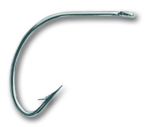 Mustad Wide Gap Hook Nickel 50 Per Box