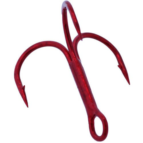 Gamakatsu Treble Hook Red Size 8 Super Sharp 10 Per Pack